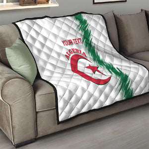 Custom Algeria Football Quilt Go The Greens