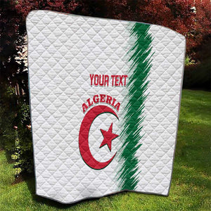 Custom Algeria Football Quilt Go The Greens