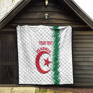 Custom Algeria Football Quilt Go The Greens