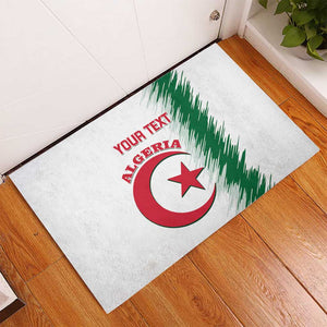 Custom Algeria Football Rubber Doormat Go The Greens