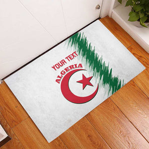 Custom Algeria Football Rubber Doormat Go The Greens