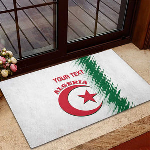 Custom Algeria Football Rubber Doormat Go The Greens