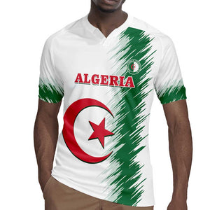 Custom Algeria Football Rugby Jersey Go The Greens