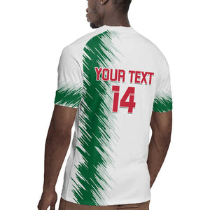 Custom Algeria Football Rugby Jersey Go The Greens