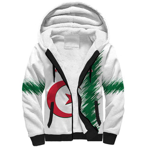 Custom Algeria Football Sherpa Hoodie Go The Greens