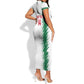 Custom Algeria Football Short Sleeve Bodycon Dress Go The Greens LT14