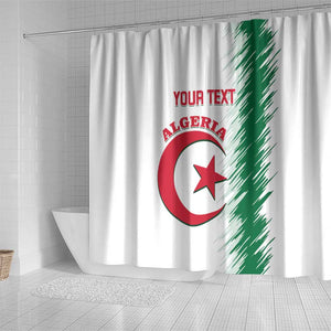 Custom Algeria Football Shower Curtain Go The Greens