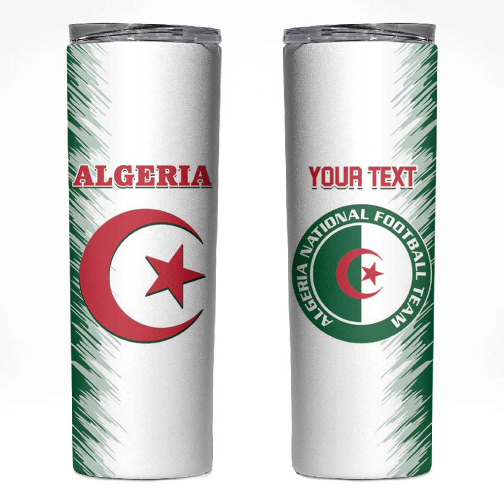 Custom Algeria Football Skinny Tumbler Go The Greens