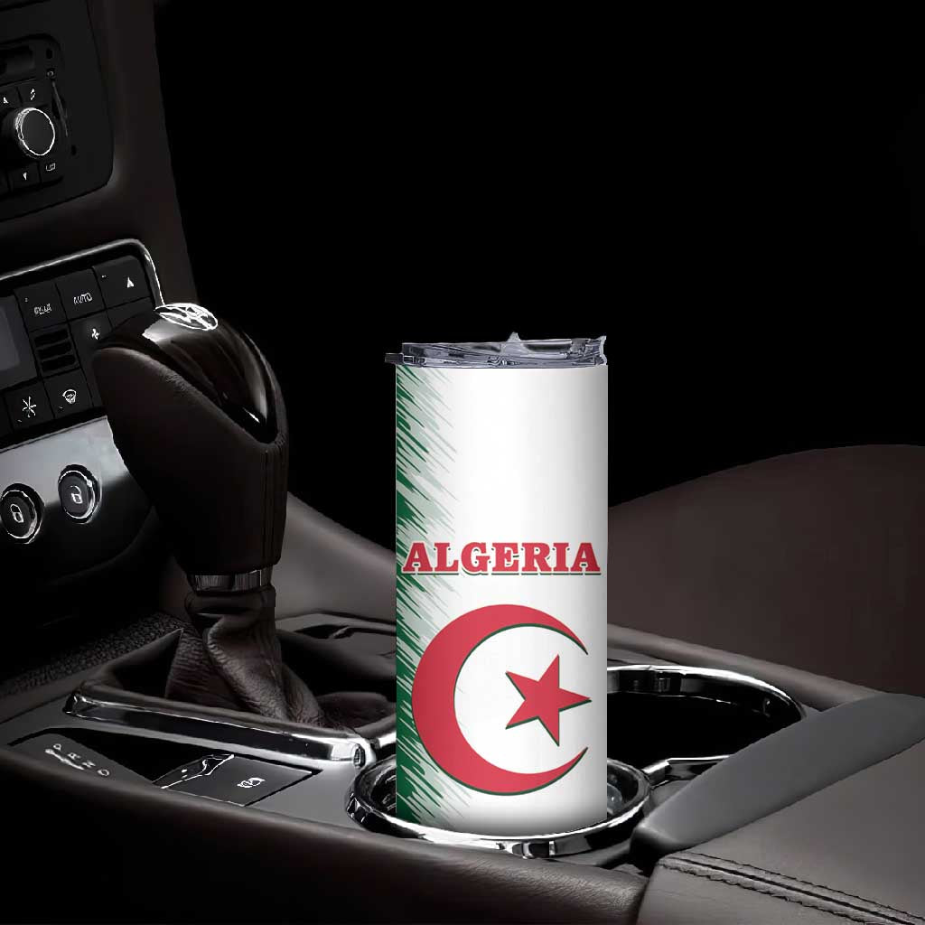 Custom Algeria Football Skinny Tumbler Go The Greens