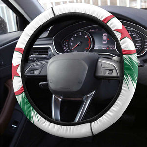 Algeria Football Steering Wheel Cover Go The Greens