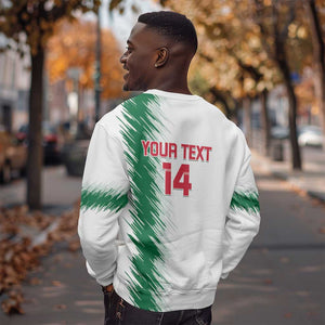 Custom Algeria Football Sweatshirt Go The Greens