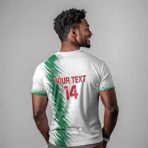 Custom Algeria Football T shirt Go The Greens