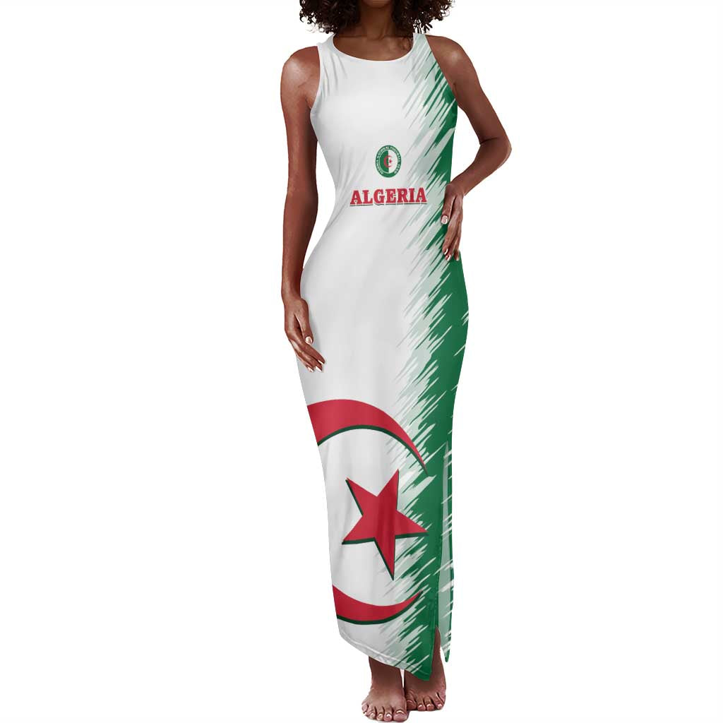 Custom Algeria Football Tank Maxi Dress Go The Greens