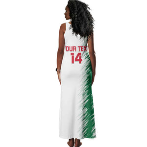 Custom Algeria Football Tank Maxi Dress Go The Greens