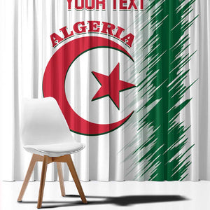 Custom Algeria Football Window Curtain Go The Greens