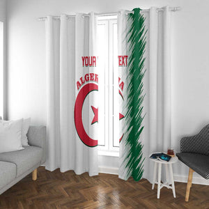 Custom Algeria Football Window Curtain Go The Greens