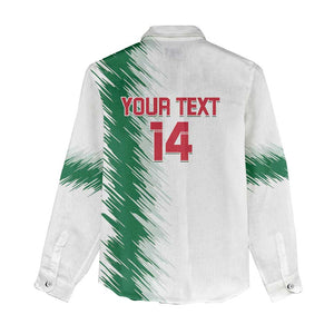 Custom Algeria Football Women Casual Shirt Go The Greens