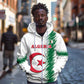 Custom Algeria Football Zip Hoodie Go The Greens