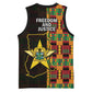 Afro Ghana Independence Day Basketball Jersey Ghanaian 1957 Kente Pattern LT14