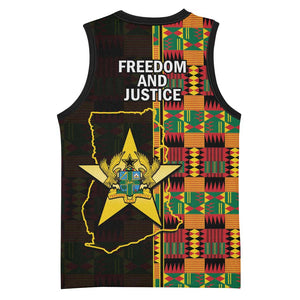 Afro Ghana Independence Day Basketball Jersey Ghanaian 1957 Kente Pattern LT14