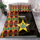 Afro Ghana Independence Day Bedding Set Ghanaian 1957 Kente Pattern