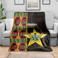 Afro Ghana Independence Day Blanket Ghanaian 1957 Kente Pattern