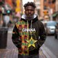 Afro Ghana Independence Day Hoodie Ghanaian 1957 Kente Pattern