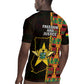 Afro Ghana Independence Day Rugby Jersey Ghanaian 1957 Kente Pattern