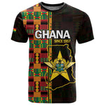 Afro Ghana Independence Day T shirt Ghanaian 1957 Kente Pattern
