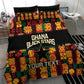 Custom Ghana Black Stars Bedding Set Adinkra Pattern - Football Style