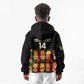 Custom Ghana Black Stars Kid Hoodie Adinkra Pattern - Football Style