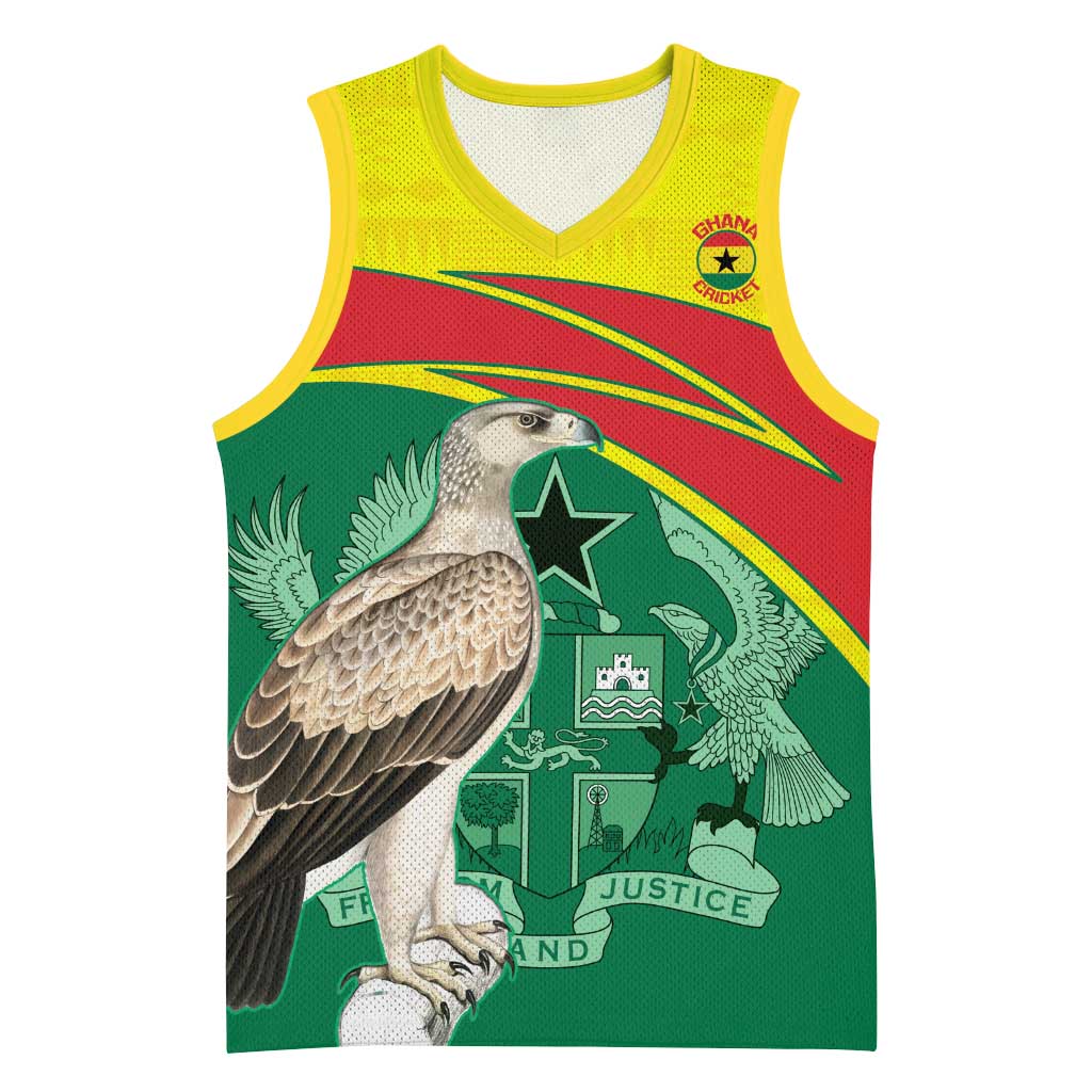 Custom Ghana Black Batters Basketball Jersey Ghanaian Tawny Eagle - Cricket Style LT14