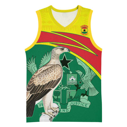 Custom Ghana Black Batters Basketball Jersey Ghanaian Tawny Eagle - Cricket Style LT14