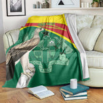 Custom Ghana Black Batters Blanket Ghanaian Tawny Eagle - Cricket Style