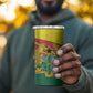 Custom Ghana Black Batters 4 in 1 Can Cooler Tumbler Ghanaian Tawny Eagle - Cricket Style