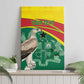 Custom Ghana Black Batters Canvas Wall Art Ghanaian Tawny Eagle - Cricket Style