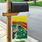 Custom Ghana Black Batters Garden Flag Ghanaian Tawny Eagle - Cricket Style