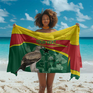 Custom Ghana Black Batters Sarong Ghanaian Tawny Eagle - Cricket Style