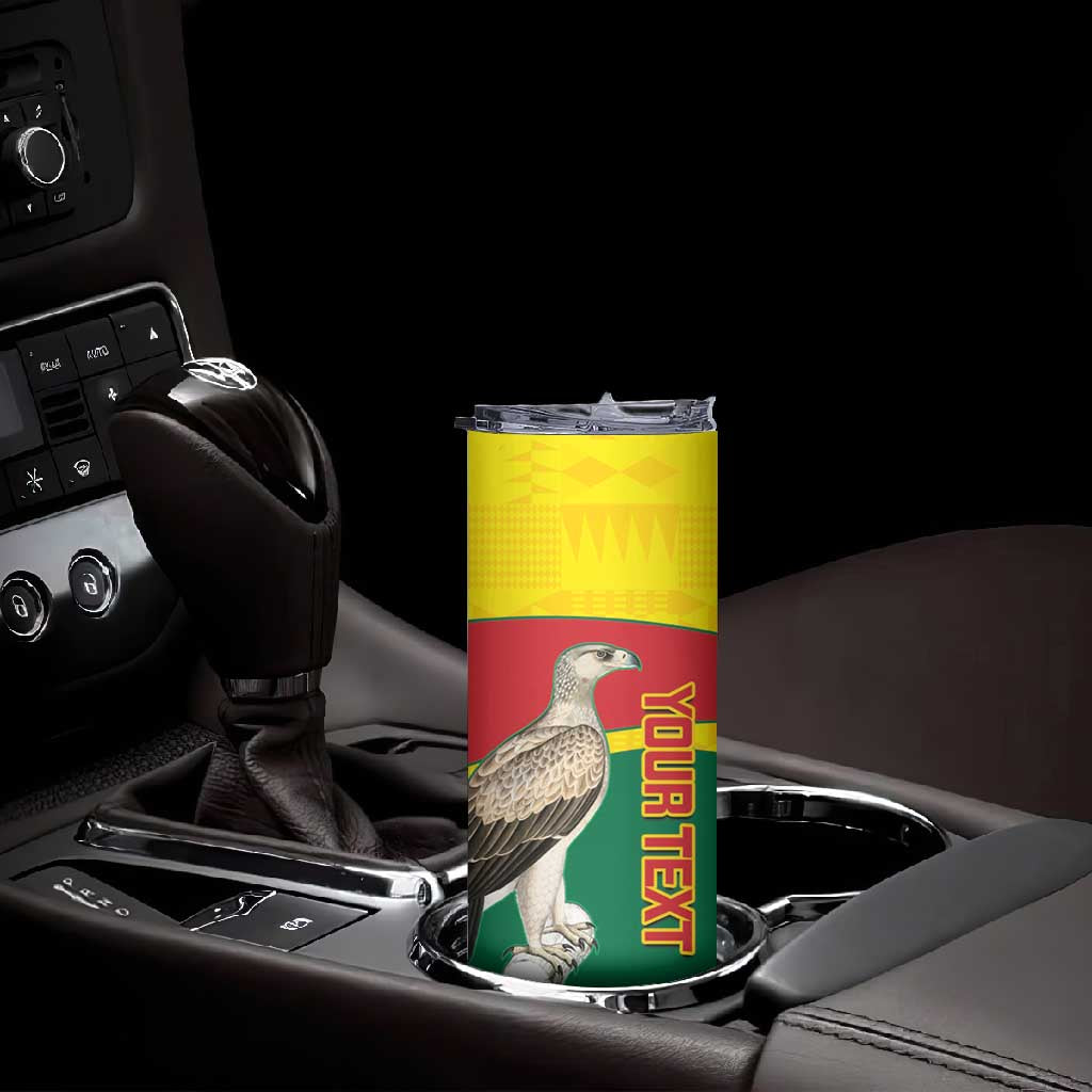 Custom Ghana Black Batters Skinny Tumbler Ghanaian Tawny Eagle - Cricket Style