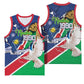 Afro Namibia Independence Day Basketball Jersey Namibian 1990 African Pattern LT14
