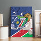Afro Namibia Independence Day Canvas Wall Art Namibian 1990 African Pattern