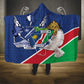 Afro Namibia Independence Day Hooded Blanket Namibian 1990 African Pattern