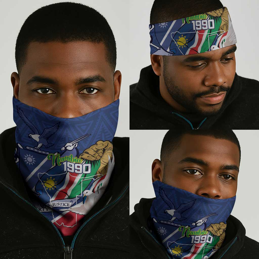 Afro Namibia Independence Day Neck Gaiter Namibian 1990 African Pattern LT14