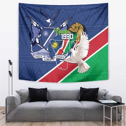 Afro Namibia Independence Day Tapestry Namibian 1990 African Pattern