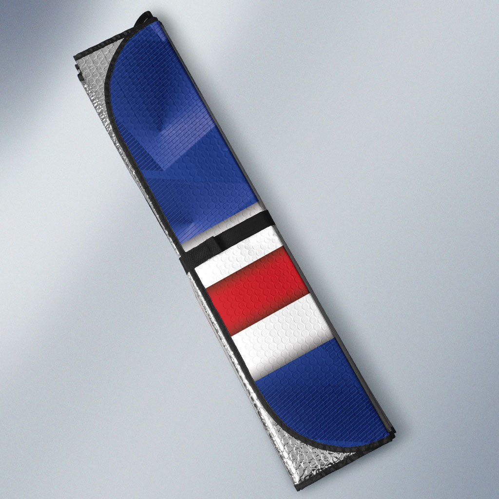 Cabo Verde Football 2026 Auto Sun Shade Forca Tubaroes Azuis
