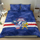 Cabo Verde Football 2026 Bedding Set Forca Tubaroes Azuis