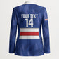 Cabo Verde Football 2026 Custom Blazer Forca Tubaroes Azuis