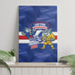 Cabo Verde Football 2026 Canvas Wall Art Forca Tubaroes Azuis