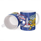 Cabo Verde Football 2026 Custom Ceramic Mug Forca Tubaroes Azuis