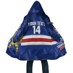 Cabo Verde Football 2026 Custom Cloak Forca Tubaroes Azuis